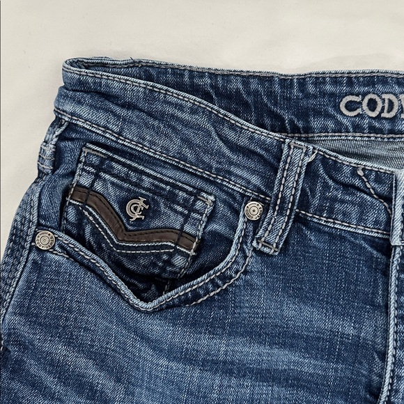 Cody James Jeans Mens 32x32 Slim Straight Equalizer Denim Cowboy Western - Picture 4 of 7